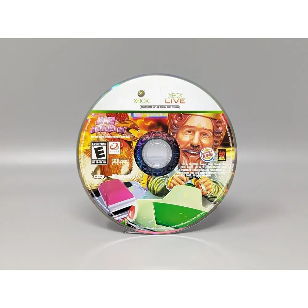 Big Bumpin Microsoft Xbox 2006 Burger King Promo Game Tested